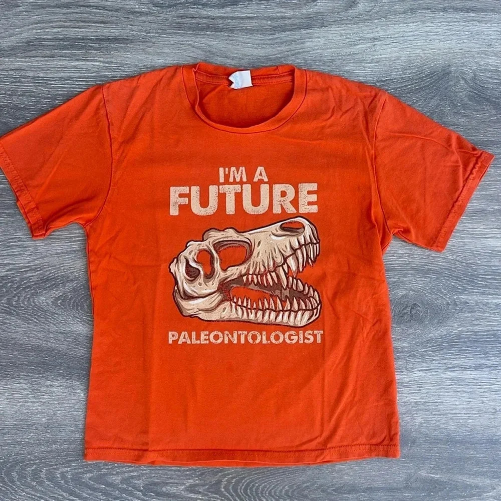 Future Paleontologist T-Shirt, orange